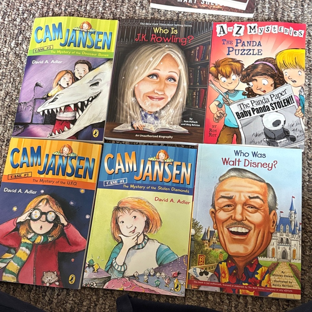 6 easy read books